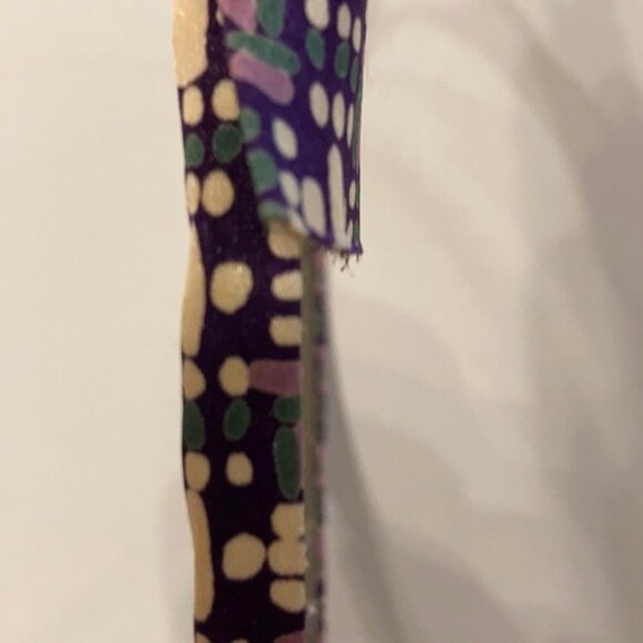 ππ Cara New York Purple Polka Dot Print Headband with Bow & Charmππ - Picture 6 of 9